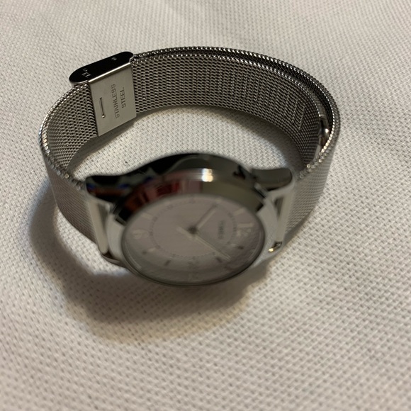Timex Montre Habillée pour Femme, Face Ton Argen - Picture 12 of 12